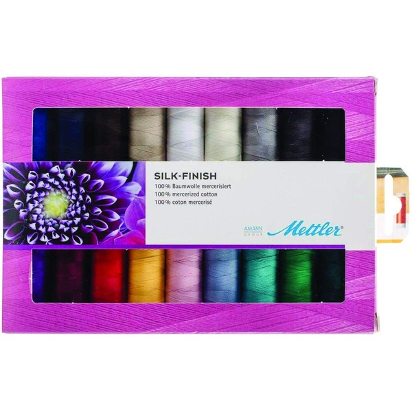 YLI Silk Thread 50 wt - Assorted Colours