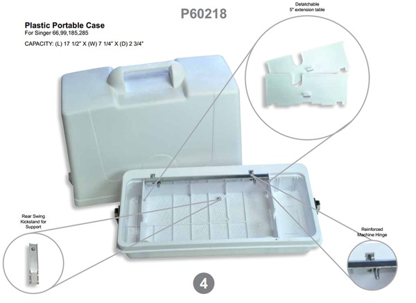 Carrying Case, Flat Bed #P60218 : Sewing Parts Online