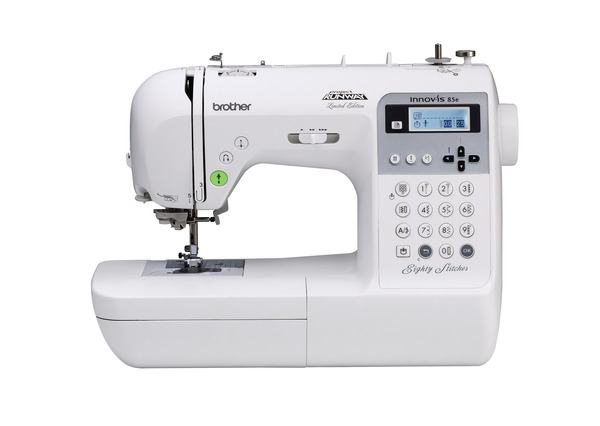 Brother SE600 103 Stitch Sew 4x4 Embroidery Machine USB, 80Designs, 6Fonts,  Color Screen, Drag Drop Edit, Thread&Trim, Speed Control 10BH 8Feet 5Xtras