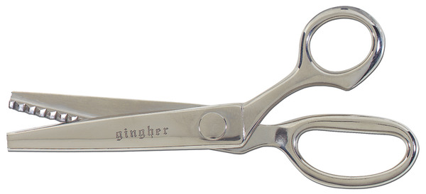 Gingher Dressmaker's Fabric Scissors with Protective Sheath - 7 Stainless  Steel Shears - Sharp Knife Edge Fabric Scissors - Silver