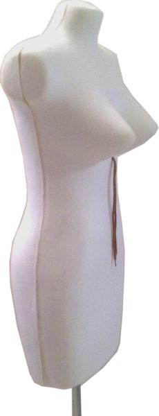 White Economy Female Dress Form Cover 92446 