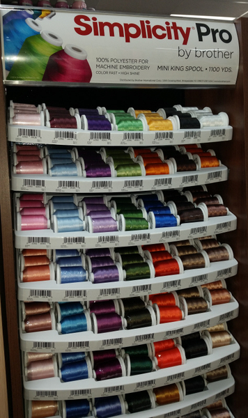 Brother Embroidery Thread Color Chart