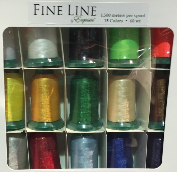 Exquisite Fine Line Embroidery Thread 1500m 60wt White