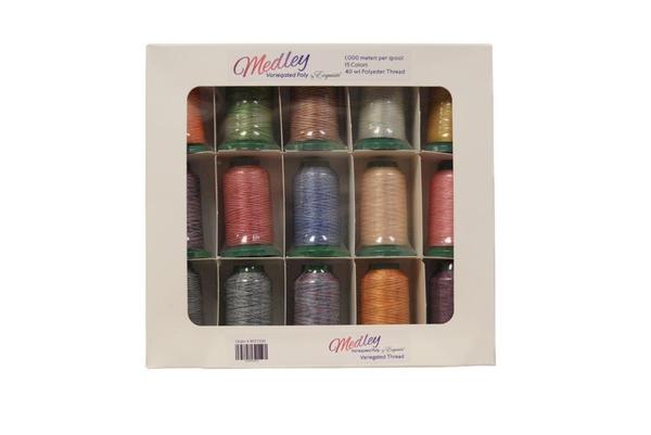 Medley Variegated Embroidery Thread, 40 weight