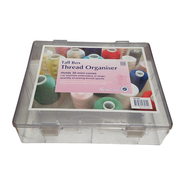 Universal Slimline Thread Storage Box - 12 Wt. Cotton Blendables