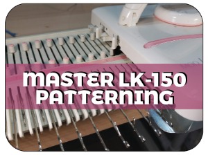 LK150 Knitting Machine Silver Reed Knitting Machine LK150 6.5mm Mid Gauge  150 Stitches Plastic Domestic Automatic Knitting Machine Includes Yarn