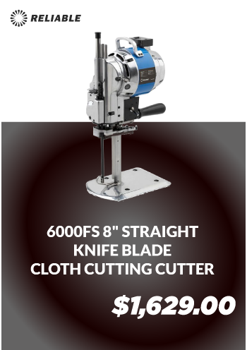 6000FS 8in straight blade cloth cutter
