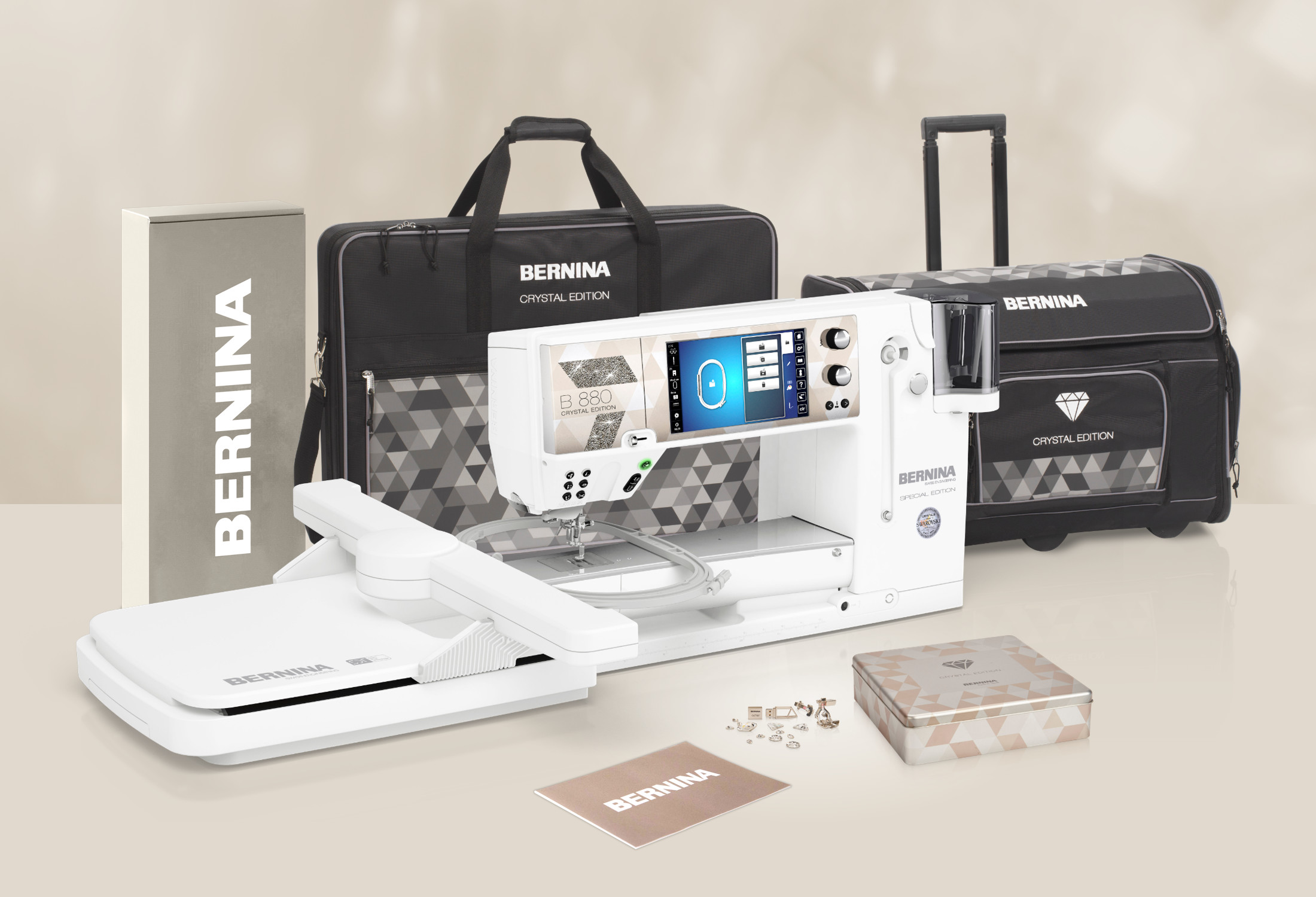 Bernina 880E PLUS Crystal Edition