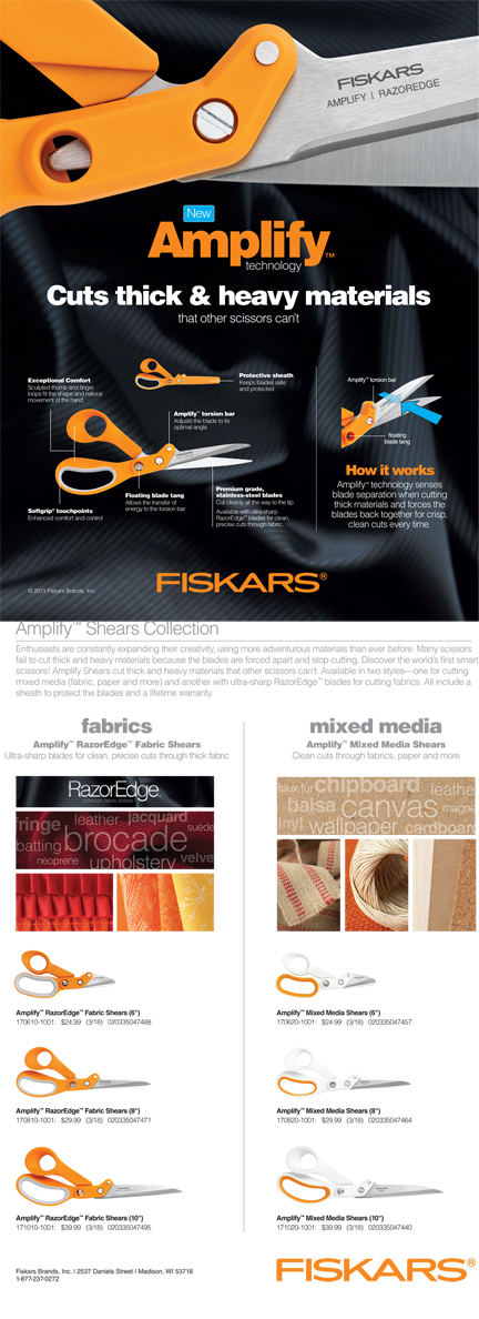 Fiskars Redefines Fabric Cutting Essentials - Fiskars Brands, Inc.