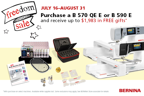 Bernina Freedom Sale