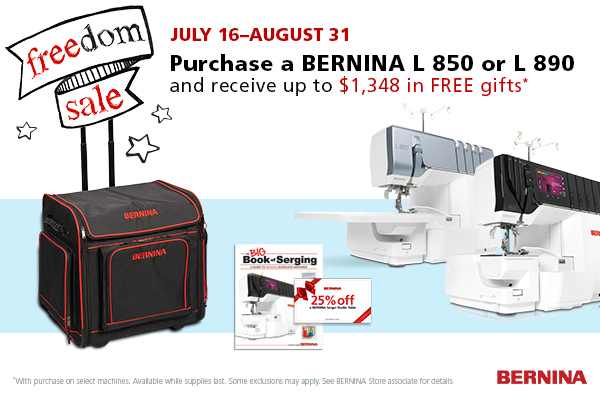 Bernina Freedom Sale