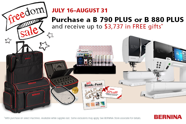 Bernina Freedom Sale