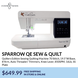 sparrow qe. Quilters Edition Sewing Quilting Machine 70 Stitch, 19.5