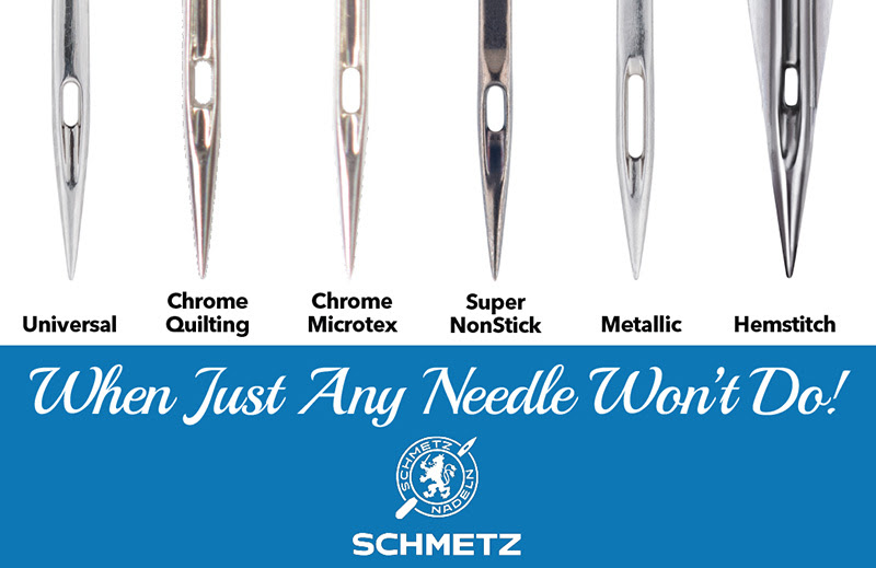 Schmetz Universal Sewing Machine Needles 1728 5 Count 18/110
