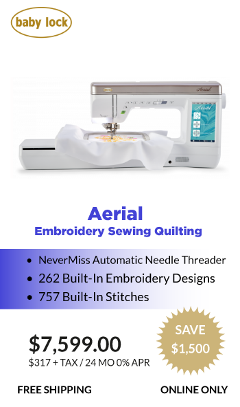 Aerial Sewing Quilting Embroidery $7599.00