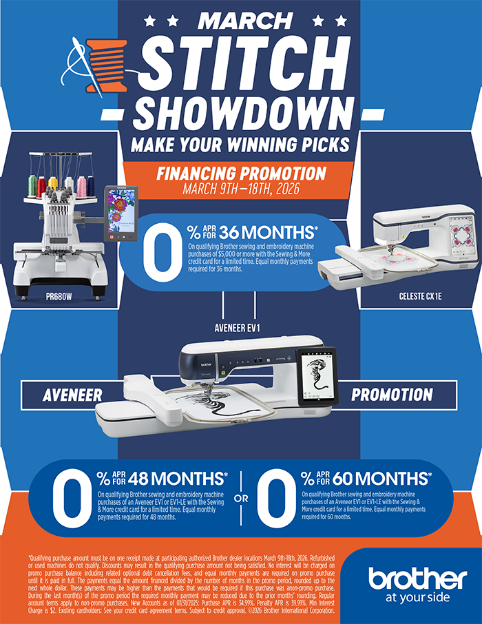 0% financing 36 months on purchases over $5000, 48 or 60 months 0% financing on the Aveneer EV1, March 9-18th