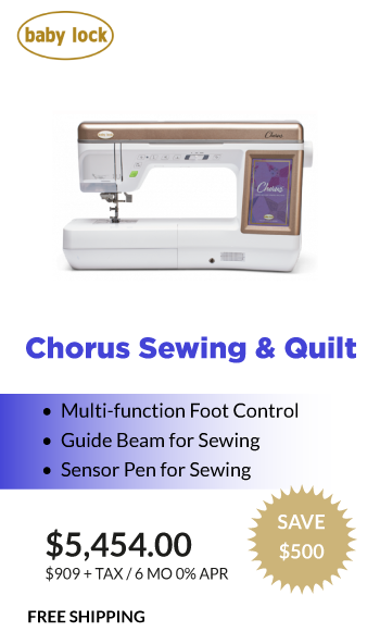 Chorus Sewing and Quilting $5454.00