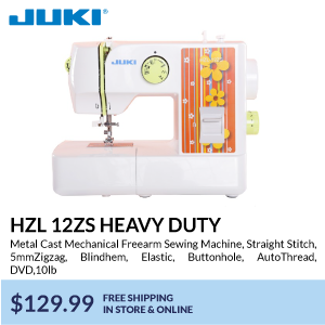 HZL 12ZS Heavy Duty. Metal Cast Mechanical Freearm Sewing Machine, Straight Stitch, 5mmZigzag, Blindhem, Elastic, Buttonhole, AutoThread, DVD,10lb. $119.99. free shipping in store & online