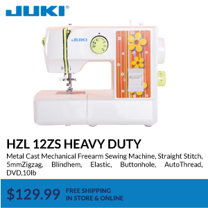 HZL 12ZS Heavy Duty. Metal Cast Mechanical Freearm Sewing Machine, Straight Stitch, 5mmZigzag, Blindhem, Elastic, Buttonhole, AutoThread, DVD,10lb. $119.99. free shipping in store & online