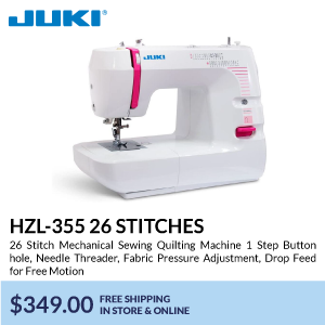 HZL-355 26 STITCHES. 26 Stitch Mechanical Sewing Quilting Machine 1 Step Button hole, Needle Threader, Fabric Pressure Adjustment, Drop Feed for Free Motion. $349.00. free shipping in store & online