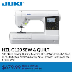hzlg120. 180 Stitch Sewing Quilting Machine LED, 8