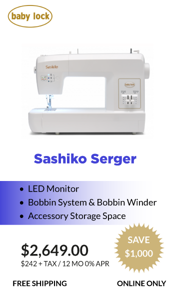 Sashiko Serger $2649.00