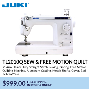 TL2010Q sew & free motion quilt. 9