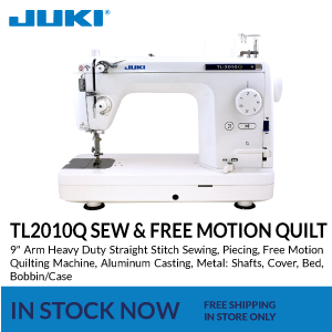 TL2010Q sew & free motion quilt. 9